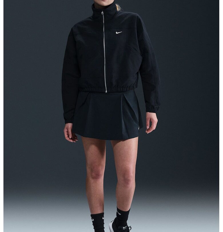 Яке с яка и лого - Бял/Избеляло черно Nike