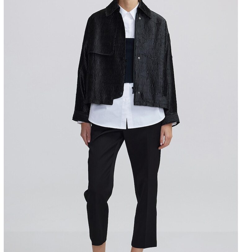 Яке със свободна кройка - Черен Ipekyol