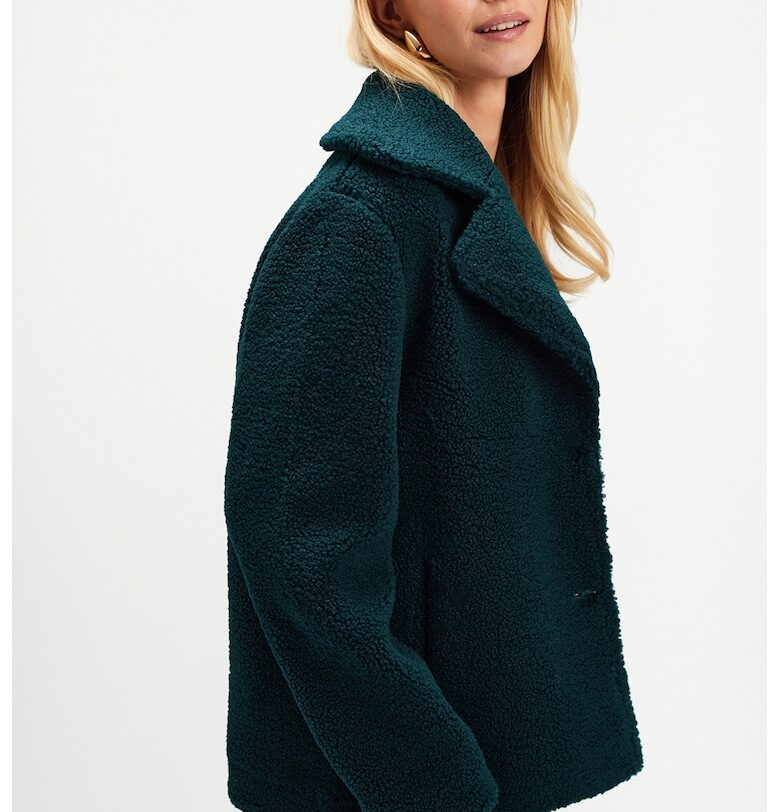 Яке със скосени джобове - Бледозелен Top Secret