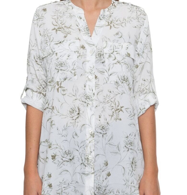 дамска риза M0BA9547 - Бял CALVIN KLEIN