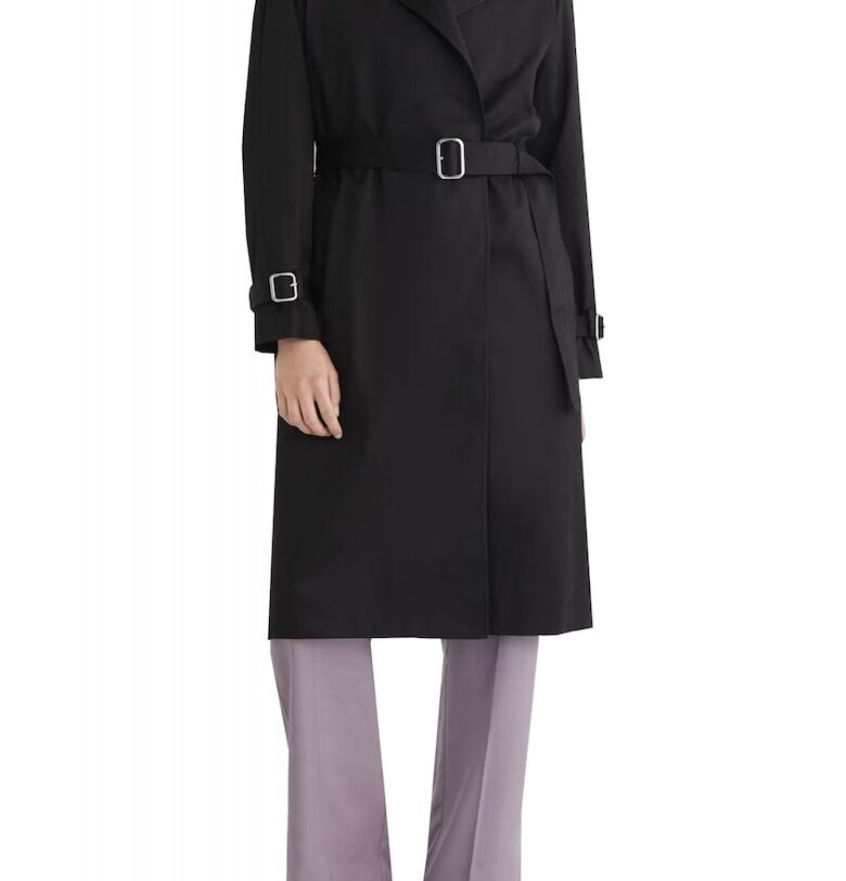 дамски тренчкот K20K204999 - Черен CALVIN KLEIN