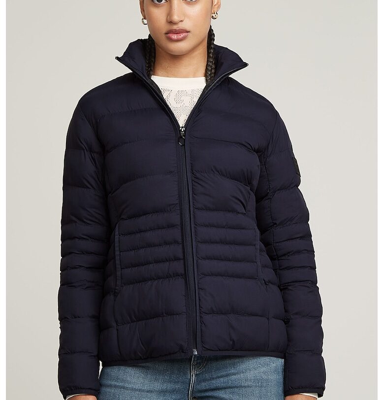 капитонирано зимно яке с яка - Ултрамарин синьо G-STAR