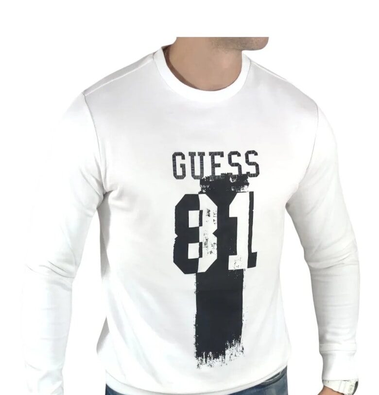 мъжка блуза X3BQ20 - Бял GUESS