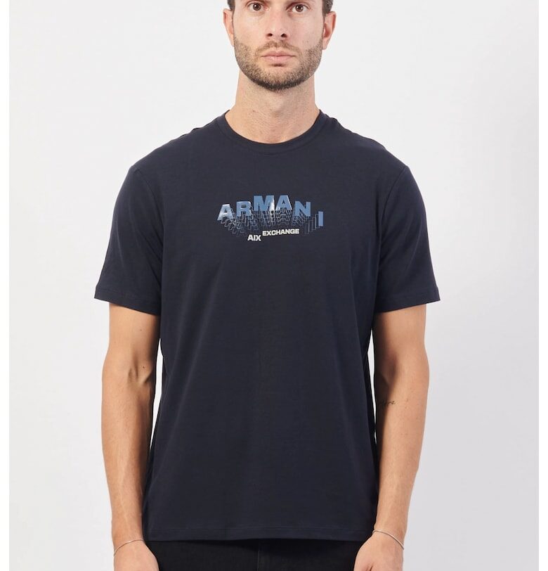 мъжка тениска 6DZTHV - Тъмносин ARMANI EXCHANGE