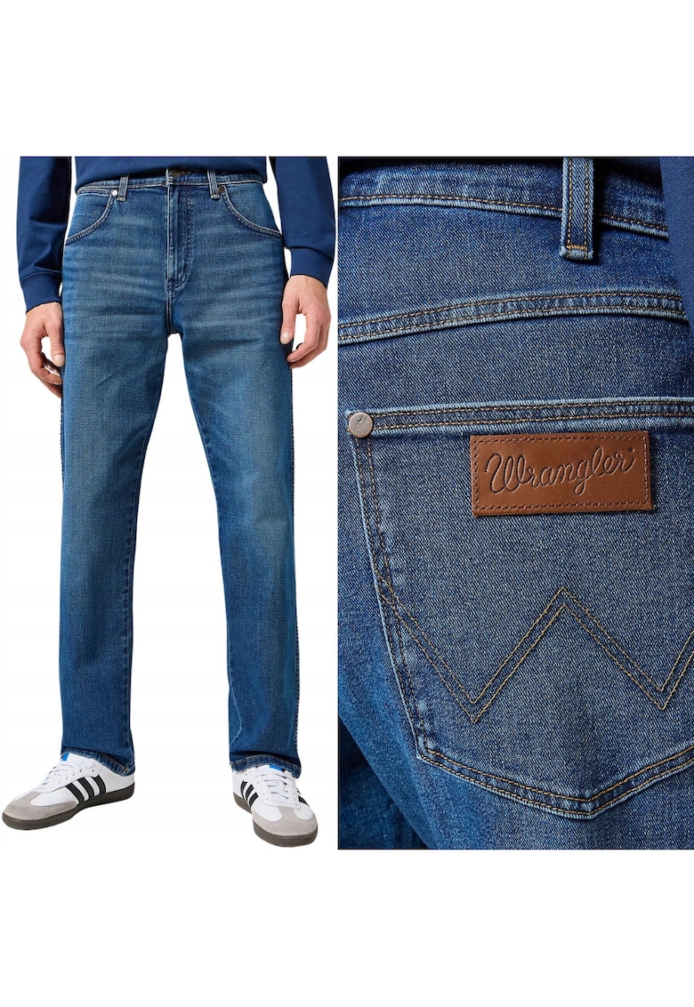 мъжки Frontier 880 Relaxed Straight - син - Син Wrangler