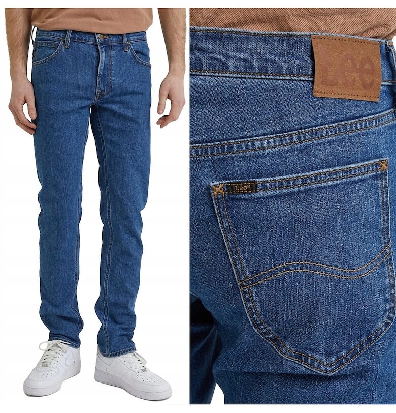 мъжки Lee  сини прави дънки - Син Daren