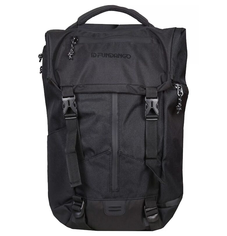 унисекс раница дерби - 64684 - Черен Fundango