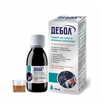 ДЕБОЛ сироп 120мл. цена