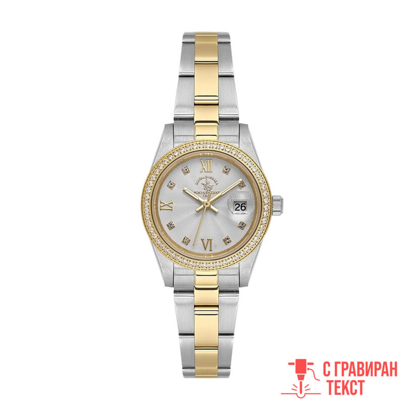 Оригинален Дамски Гравиран часовник Santa Barbara Polo and Racquet Club SB.4.10035-4