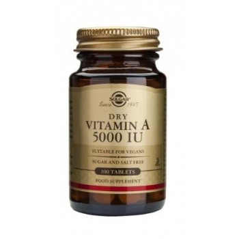 СОЛГАР Витамин А 5000 IU табл. x 100 цена