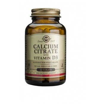 СОЛГАР Калциев Цитрат 250 мг. + Витамин D3 таблетки х 60 цена