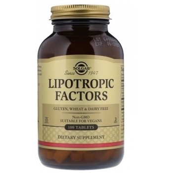 СОЛГАР Липотропни фактори табл. x 100 цена