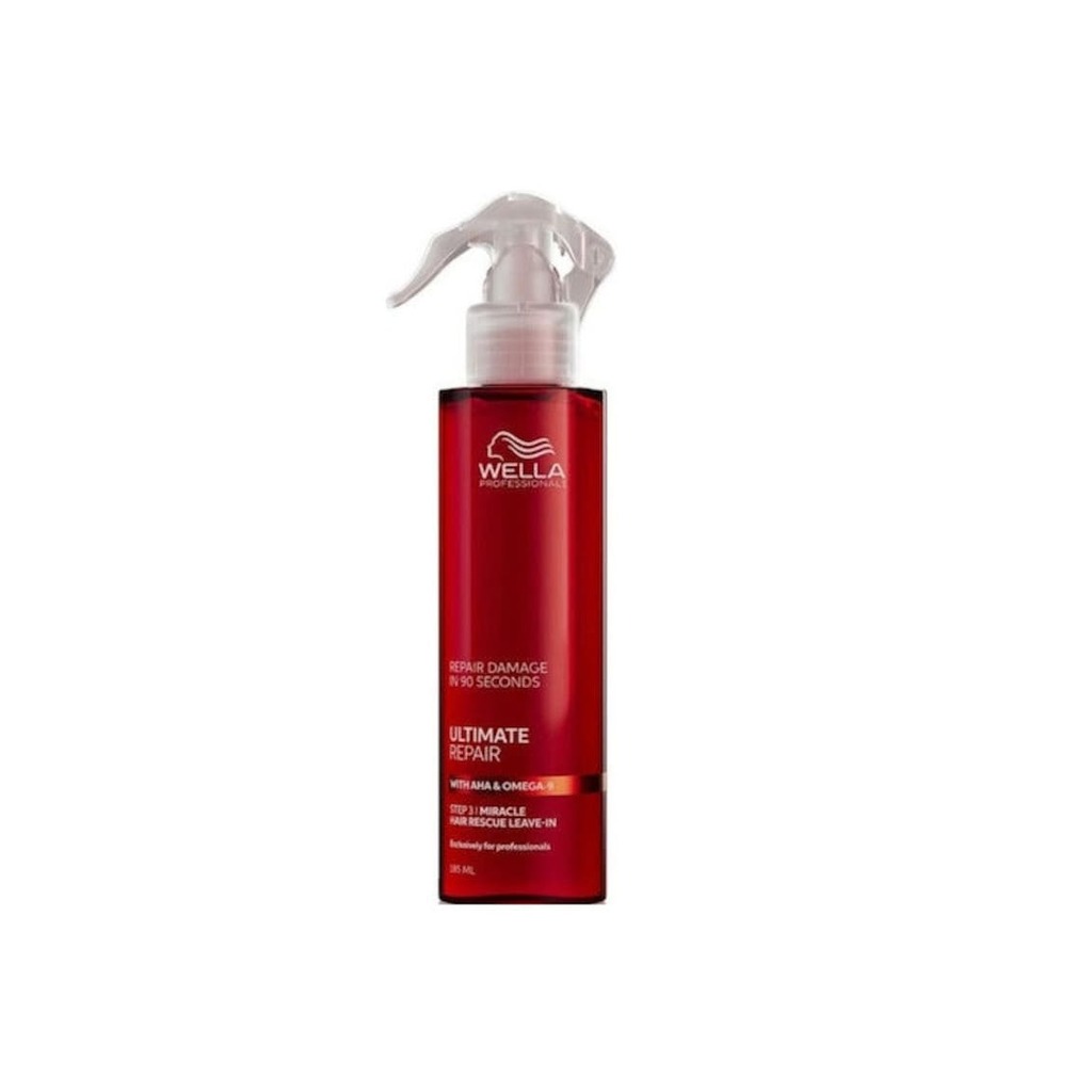 Спрей за коса Wella Ultimate Repair без отмиване - бързо възстановяване за всички типове коса - 185 мл