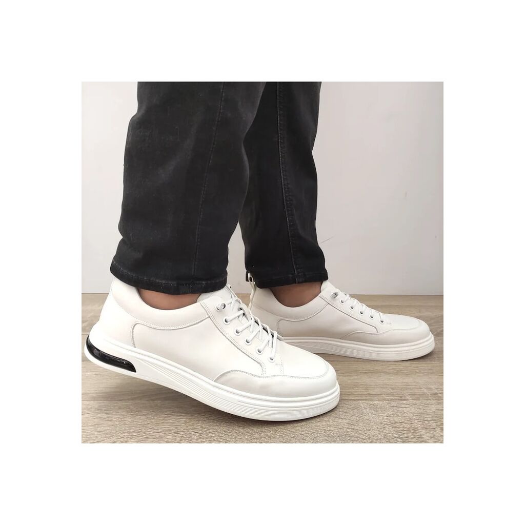 Ежедневни обувки мъжки  W2805 Off White - Бял - Бял
