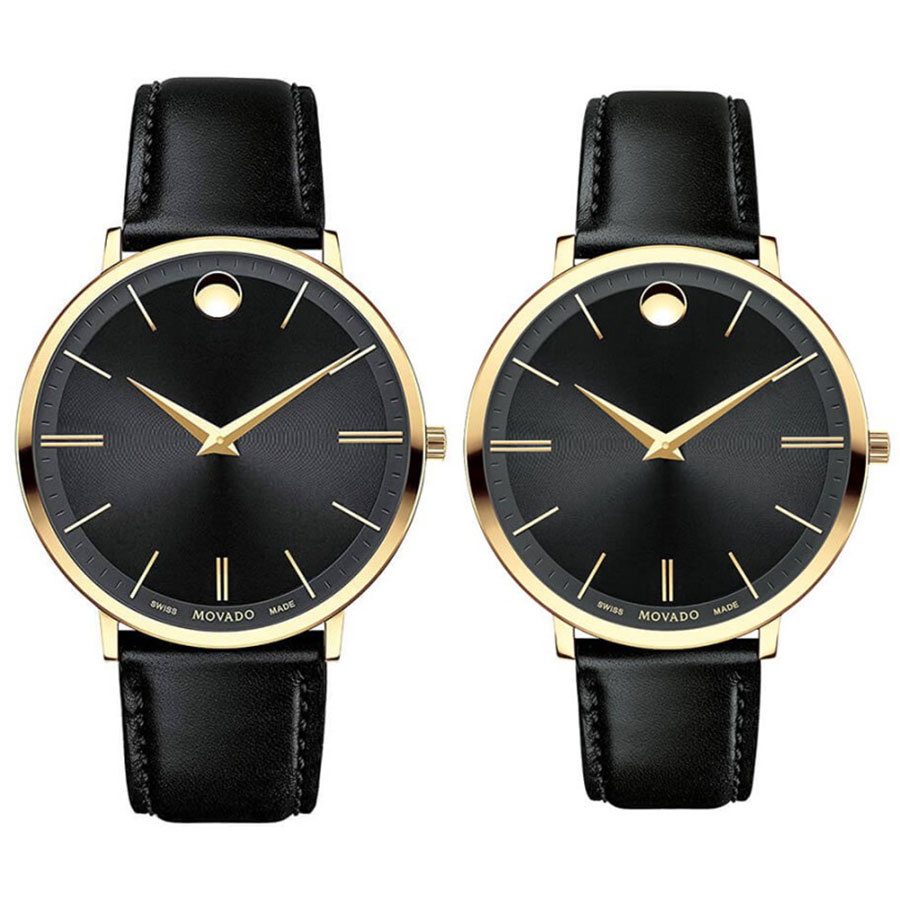 Комплект часовници за двойки Movado Ultra Slim 607087 & 607091
