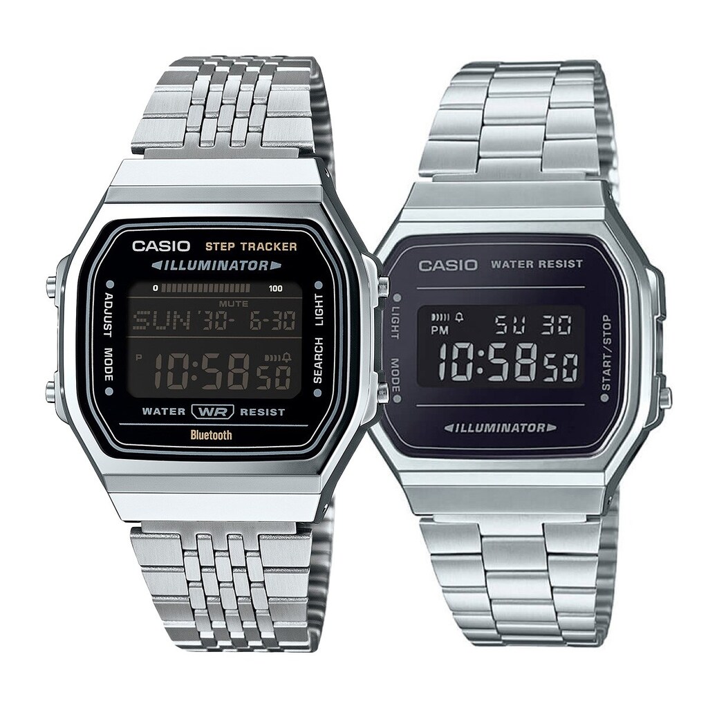 Комплект часовници за двойки Casio ABL-100WE-1BEF-A168WEM-1EF