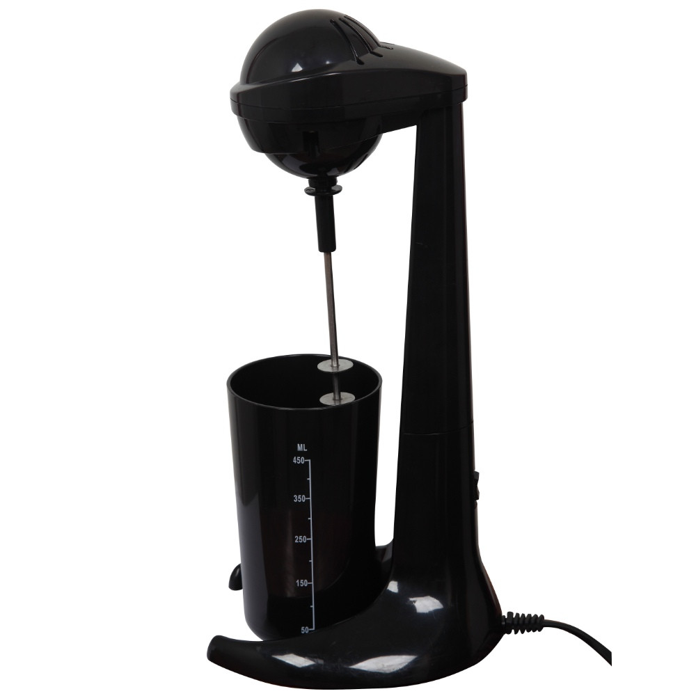 Миксер за фрапе Rosberg R51163C, 100W, 2 скорости, Метална бъркалка, Черен