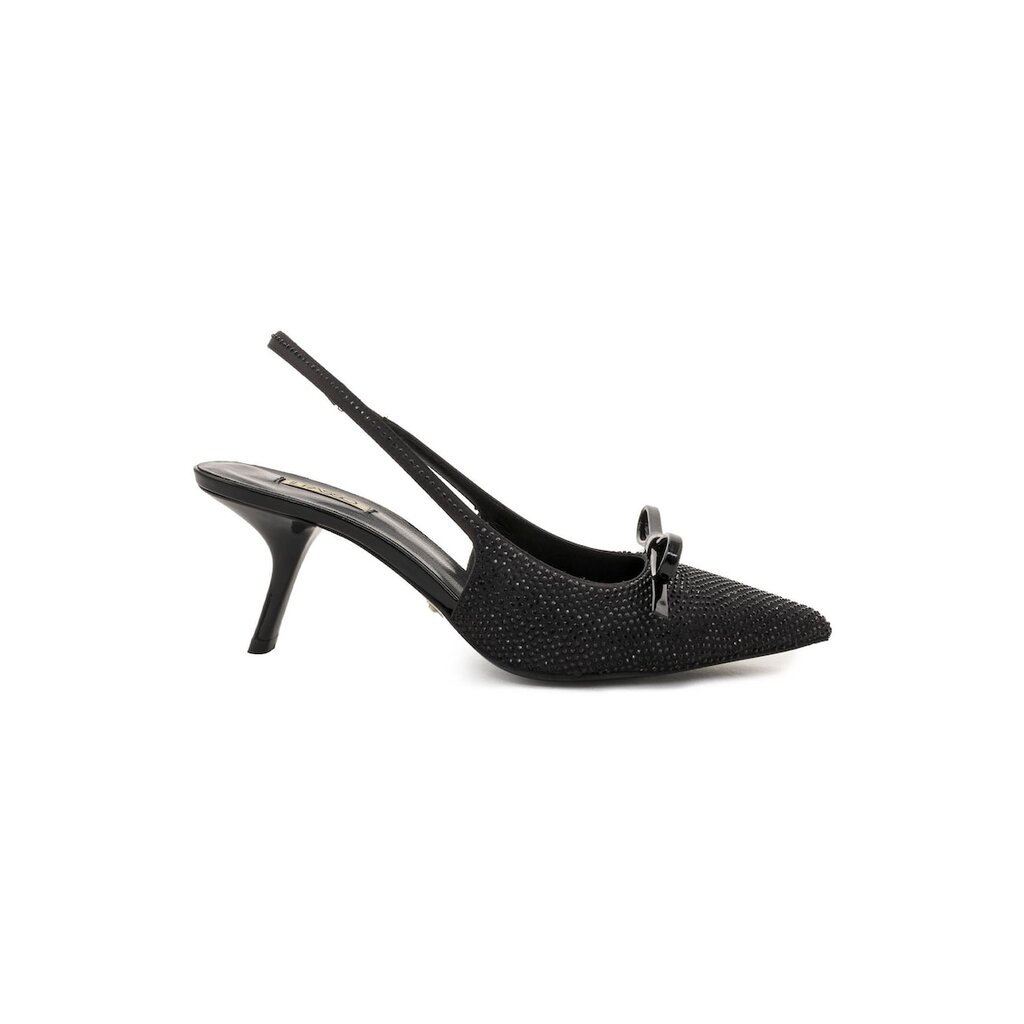 Lorine Rhinestones Shoes - Черен