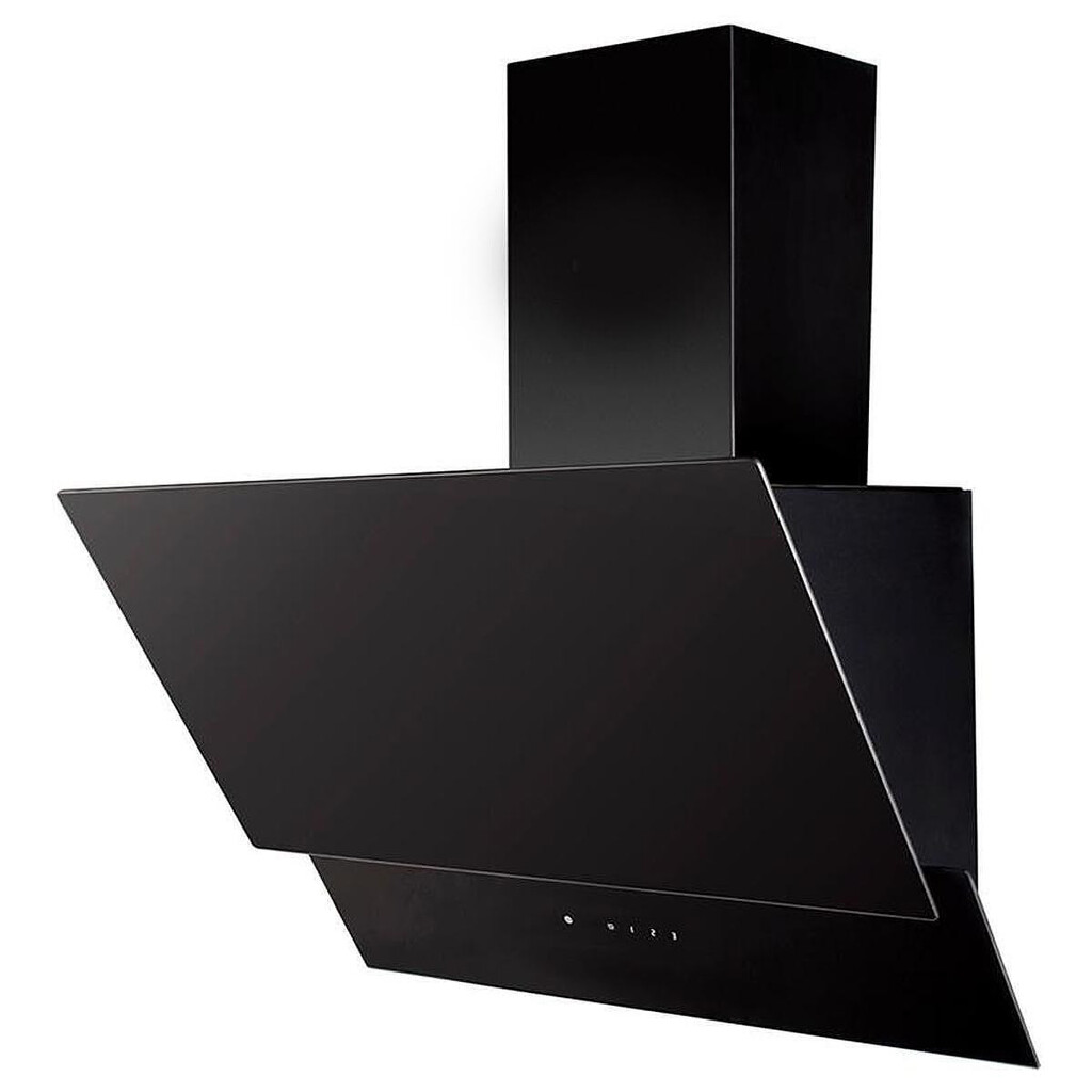 Абсорбатор Kumtel DA6-835-A0A, 142W, 650 м3/ч, 3 скорости, LED, Алуминиев филтър, Стъклен панел, Черен