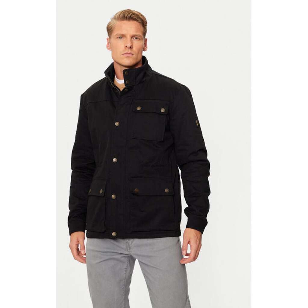 Мъжко яке - US Polo Assn. - 304797880 - Памук - Черно - Черен