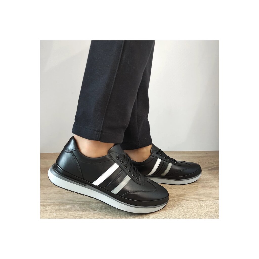 Ежедневни мъжки обувки  B67-2101 Black - Черни - Черен