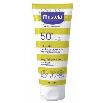 МУСТЕЛА Слънцезащитен лосион SPF50+ за лице и тяло 100 мл.