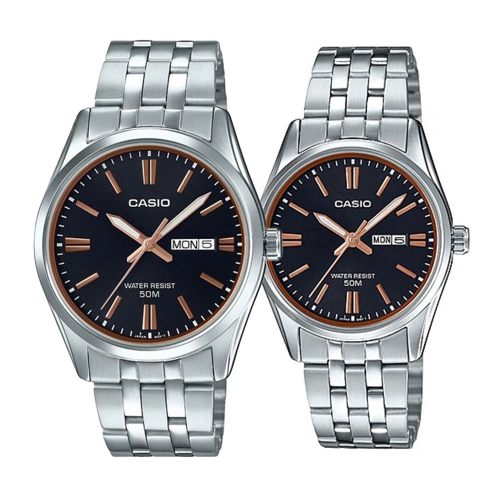 Комплект часовници за двойки Casio MTP-1335D-1A2V-LTP-1335D-1A2V