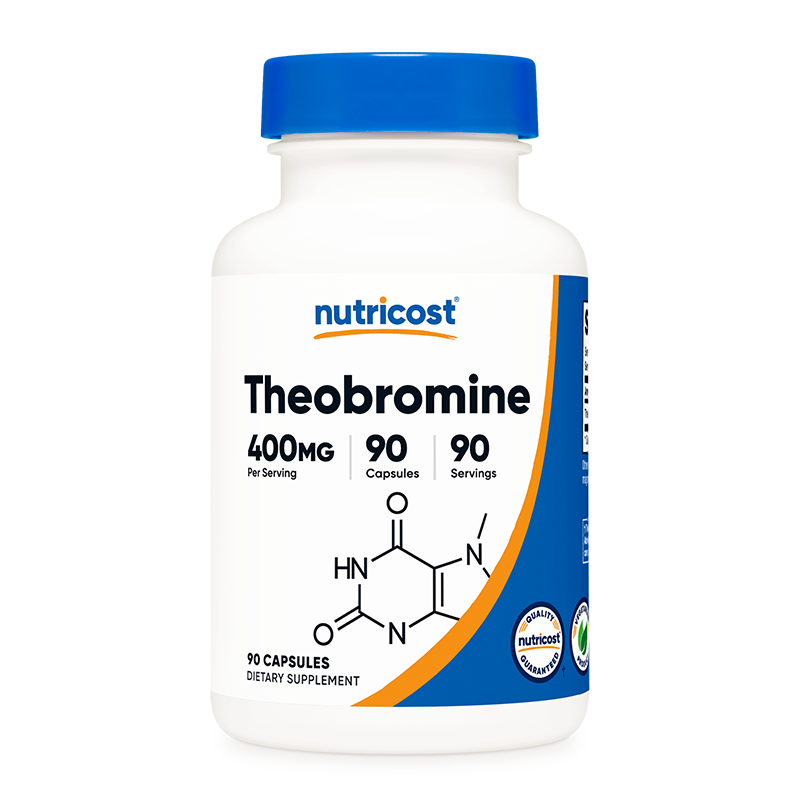Сърдечносъдова и дихателна система - Теобромин (Theobromine), 400 mg x 90 капсули