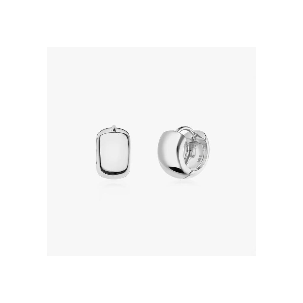 Сребърни обеци Bold Mini Hoops