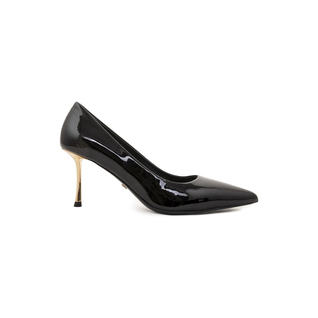 Francisca Patent Leather Stiletto Shoes - Черен