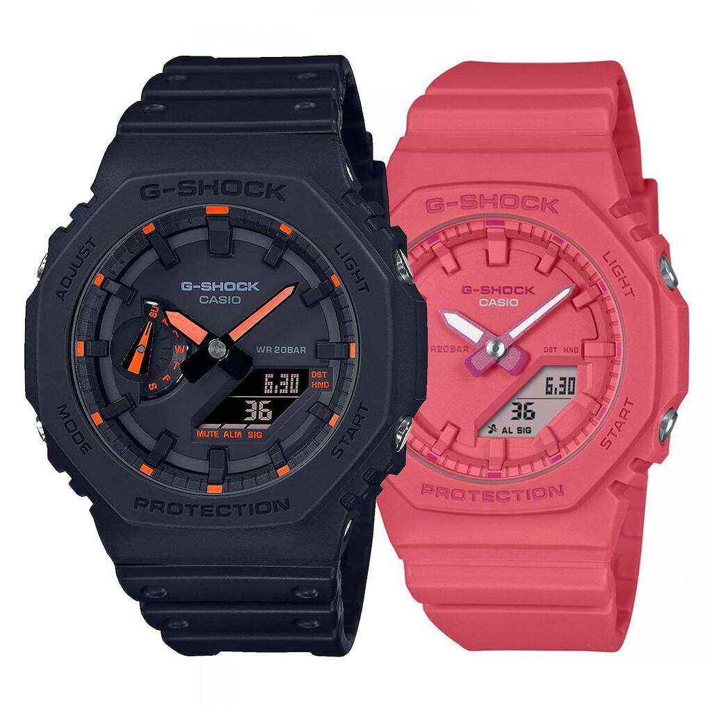 Комплект часовници за двойки Casio G-Shock GA-2100-1A4ER-GMA-P2100-4AER