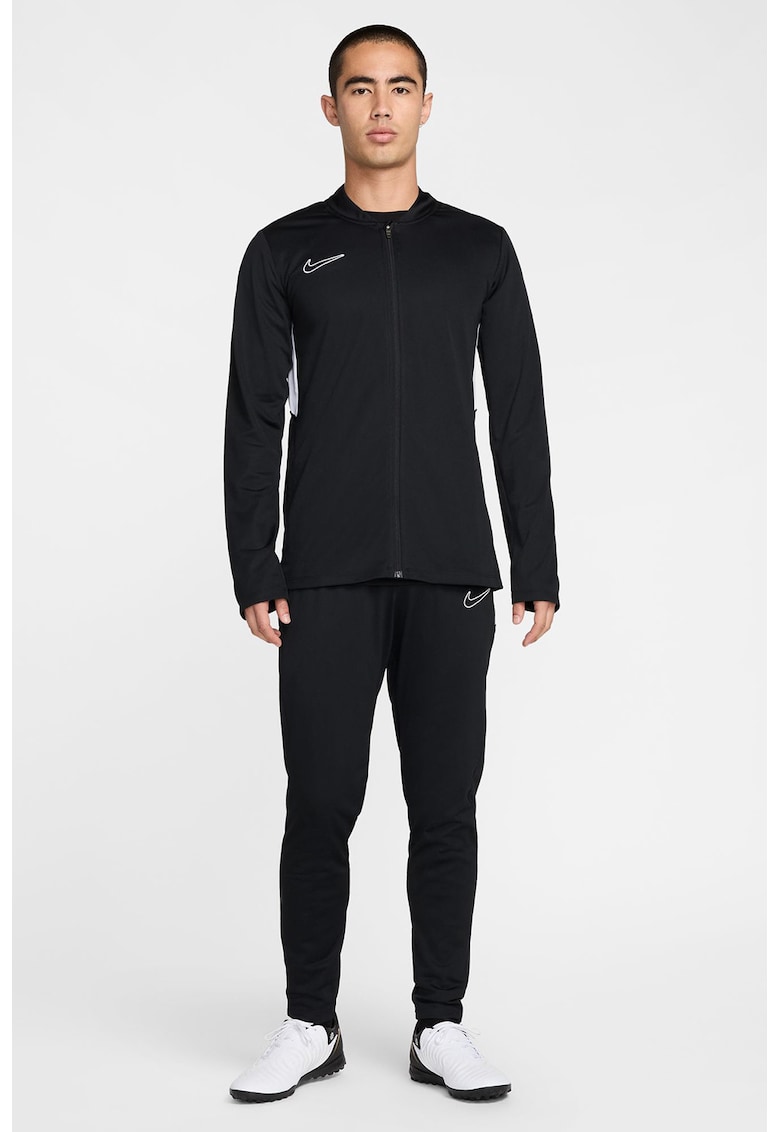 Футболен екип с лого и Dri-Fit - Черен/Бял класически… - Цена