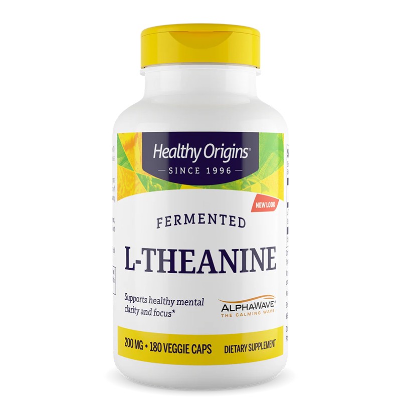 L-Теанин – Спокойствие и ментален фокус, 100 mg, 180 капсули