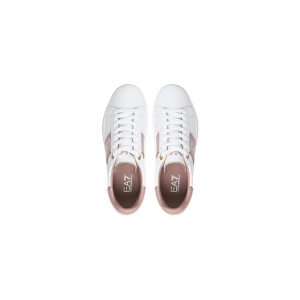 Дамски спортни обувки - X8X102 XK346 -  Emporio Armani - Естествена кожа - Бял