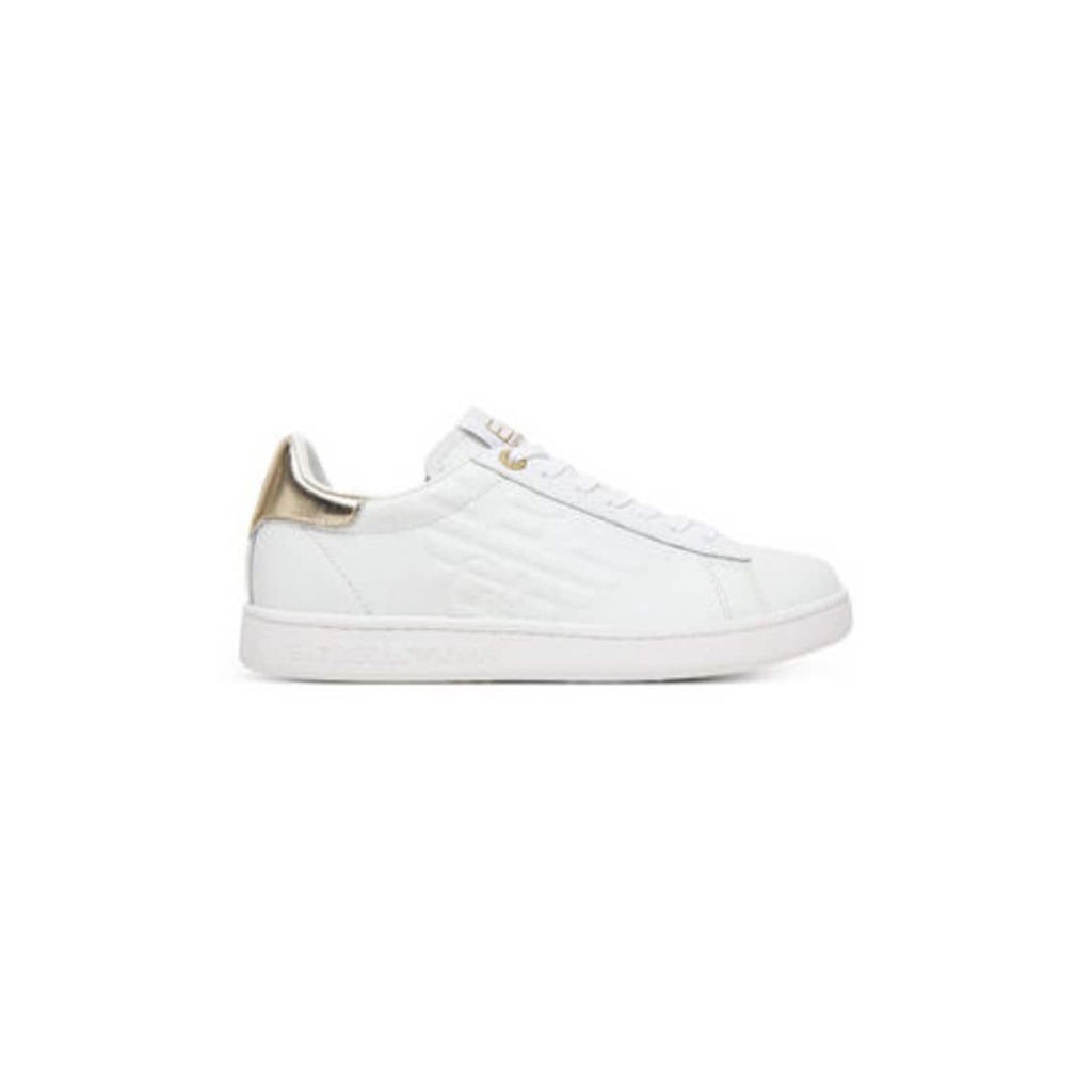 Дамски кецове 305577092 - Emporio Armani  Естествена кожа - Бял