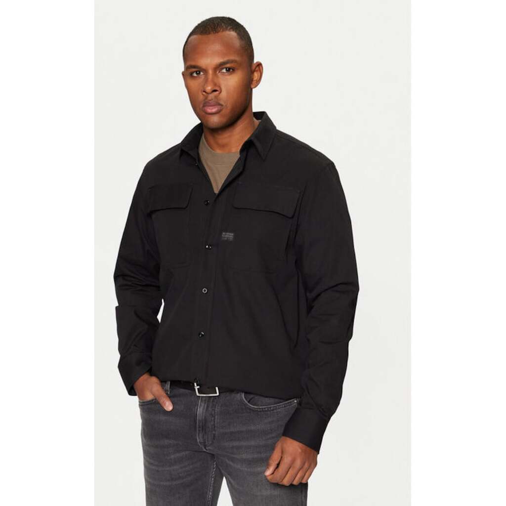 Мъжко Мъжка риза - G Star Raw - 304710124 - Памук - Ч… - Цена