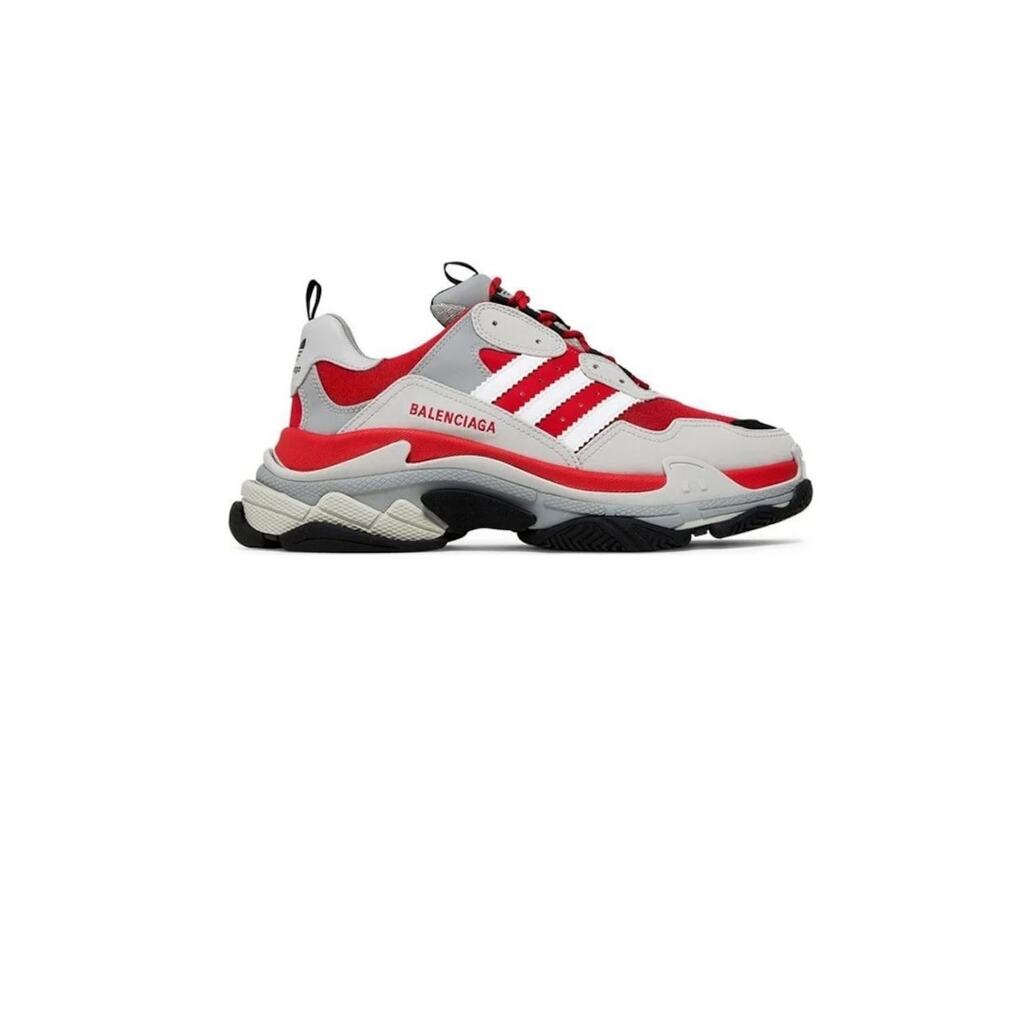 Обувки  x adidas originals Triple S - Сив | Червен