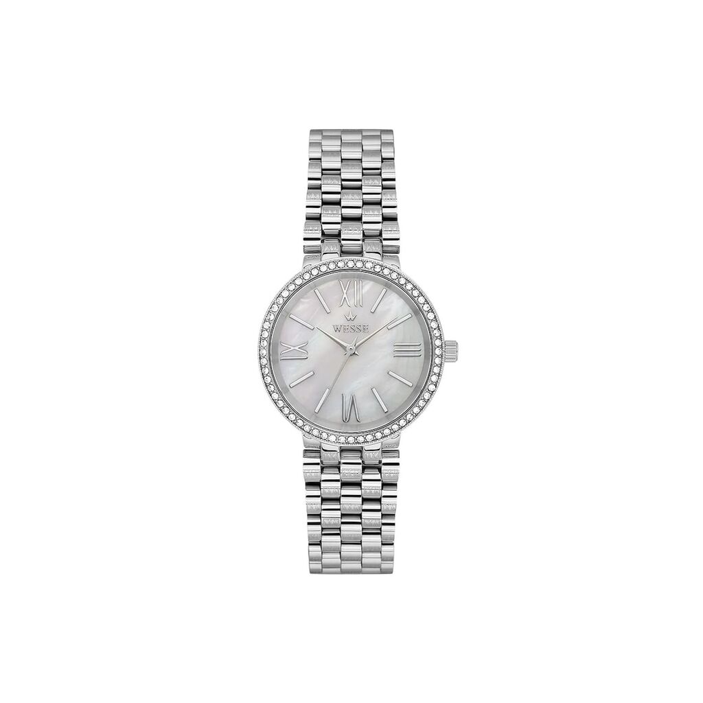 Дамски часовник  модел WWL112601 - 34мм - стомана - сребрист - стоманена каишка