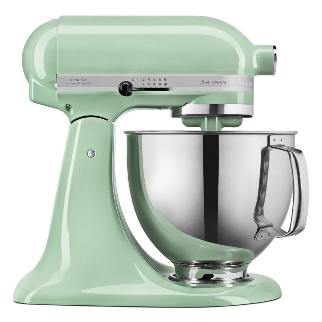 Планетарен миксер KitchenAid Artisan Elegance 5KSM125EPT, 300W, 4.8 л, Direct drive, 10 скорости, Зелен