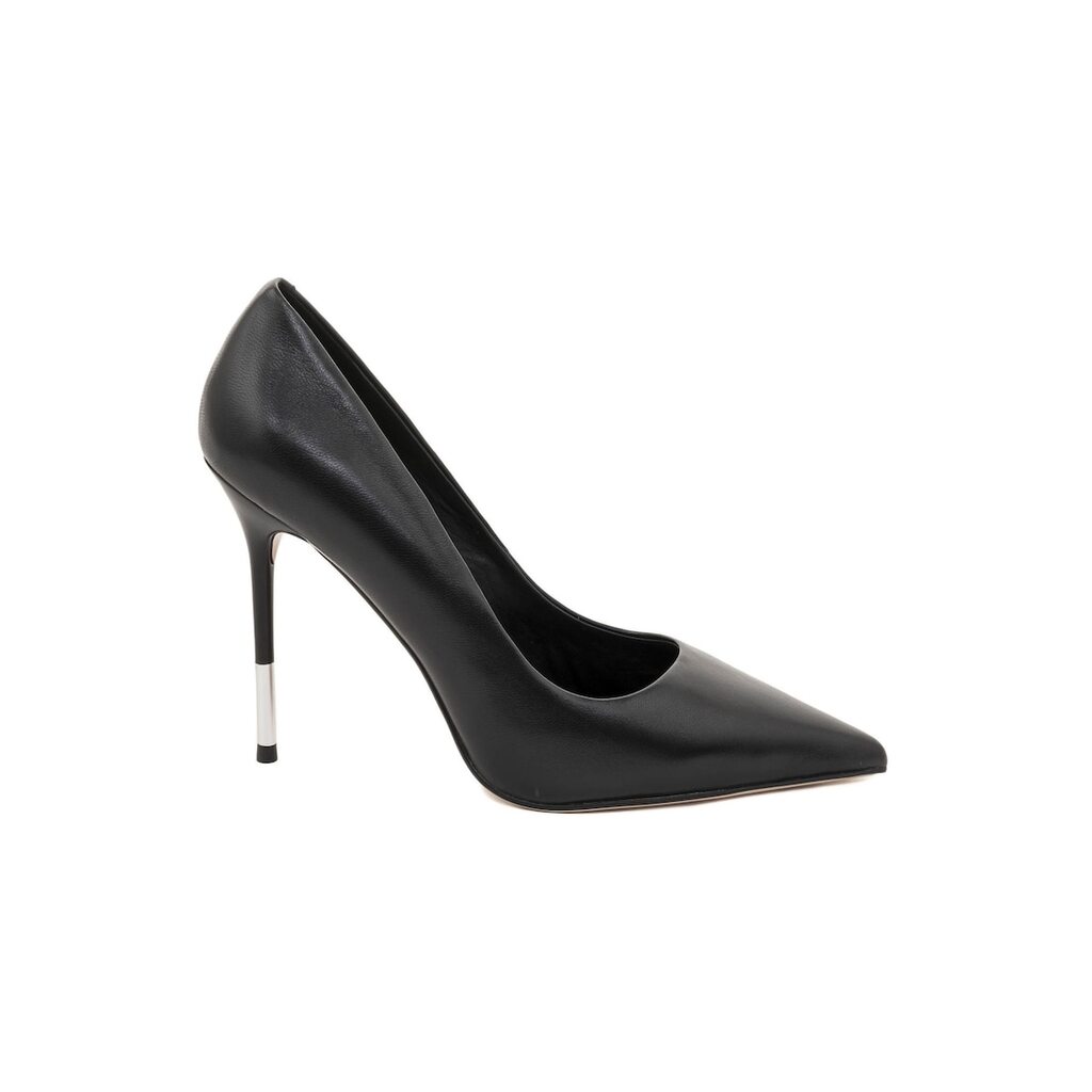 Linda Leather Stiletto Shoes - Черен