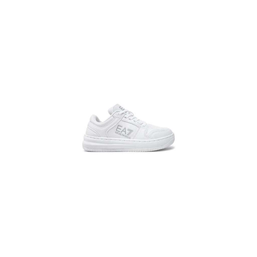 Спортни обувки Emporio Armani  за момчета - 304462573 - Екокожа - Бял - Бял