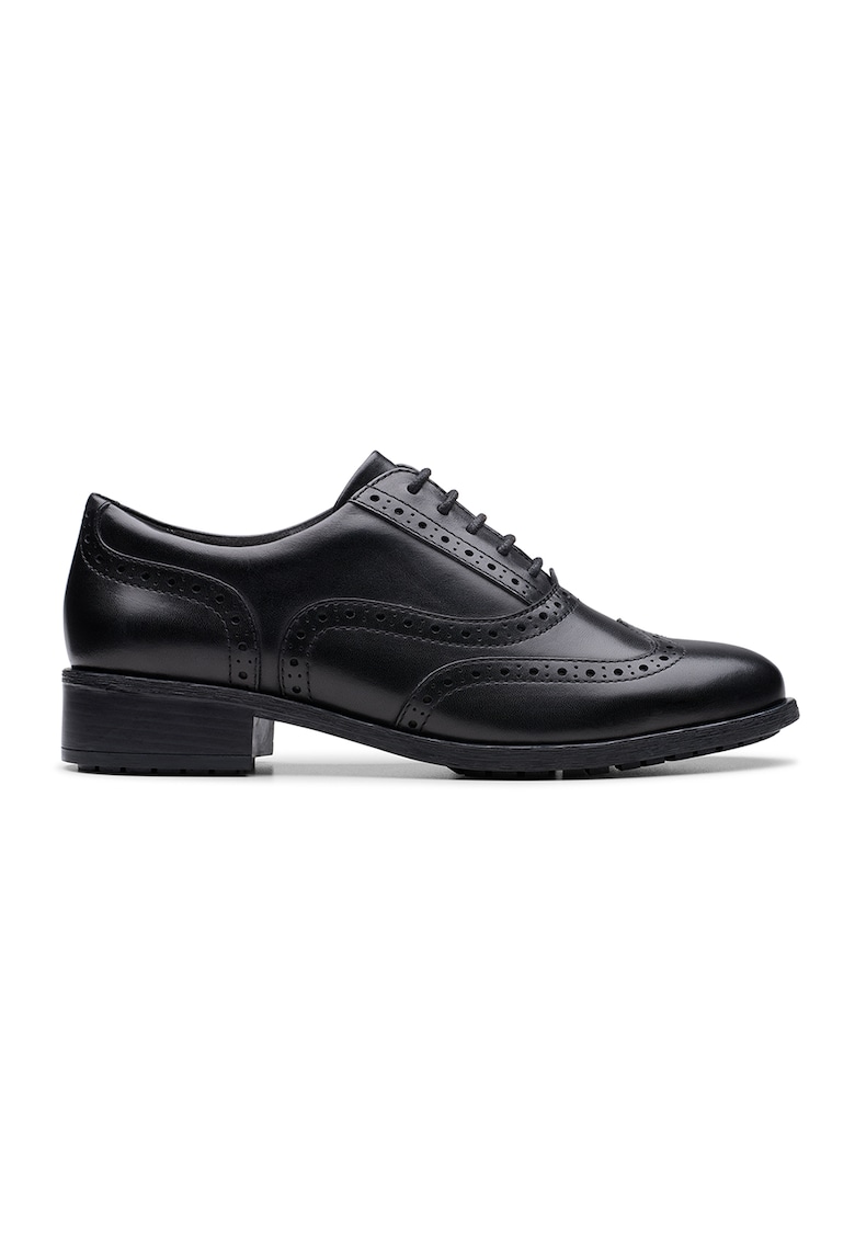 Кожени обувки Brogue - Черен