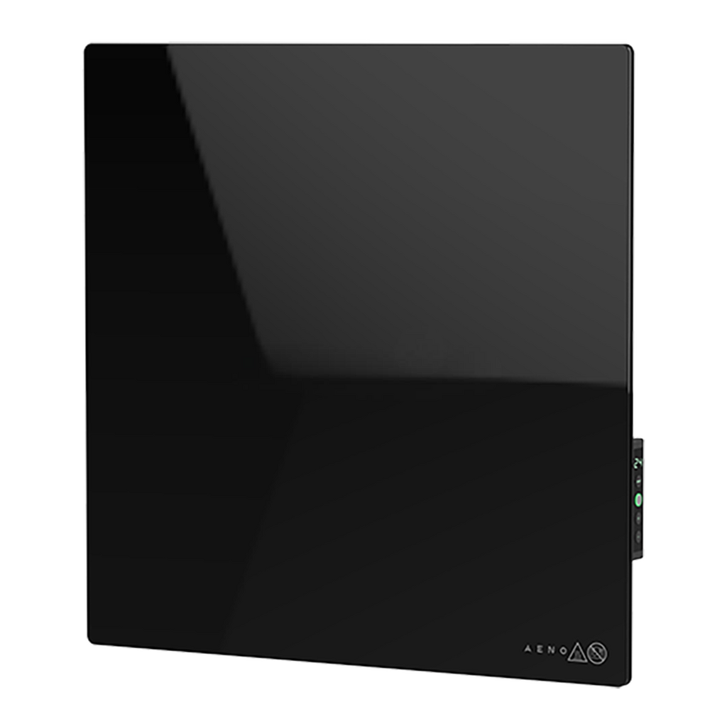 Електрически инфрачервен конвектор AENO AGH0012S, 500W, 12 м2, LED, Мобилно управление, Wi-Fi, Сензори за наклон и падане, IP24, Черен