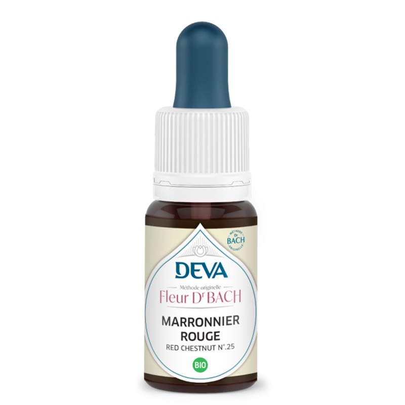 При безпокойство - Червен Конски кестен, капки по метода на Бах №25, 15 ml