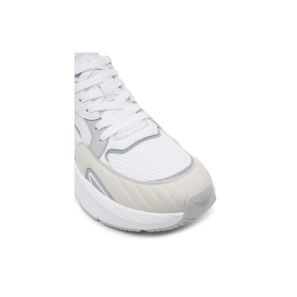 Мъжки спортни обувки - X8X178 XK382 -  Emporio Armani - Текстил - Бял