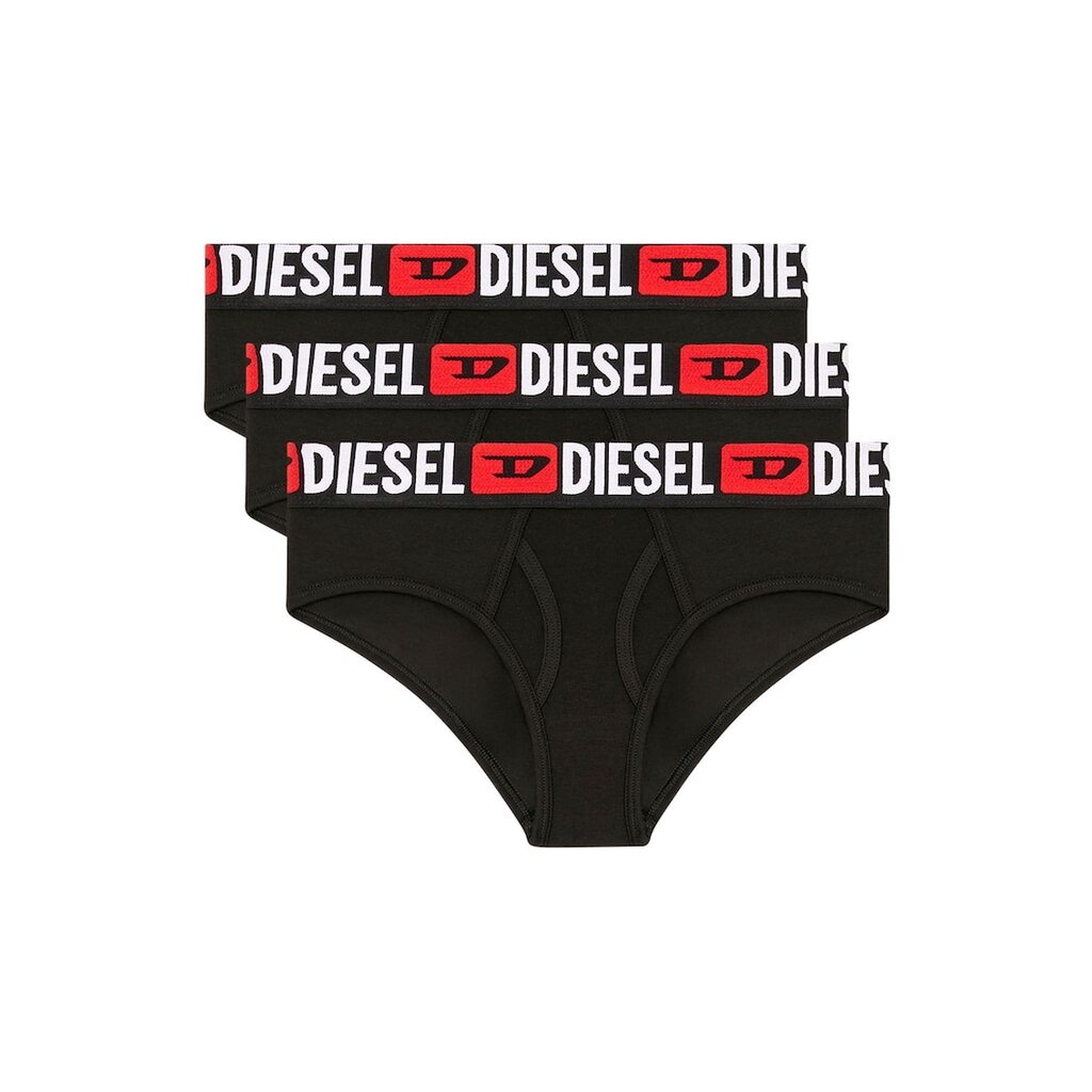 Слипове с памук - 3 чифта - Черен в черно Diesel - Цена