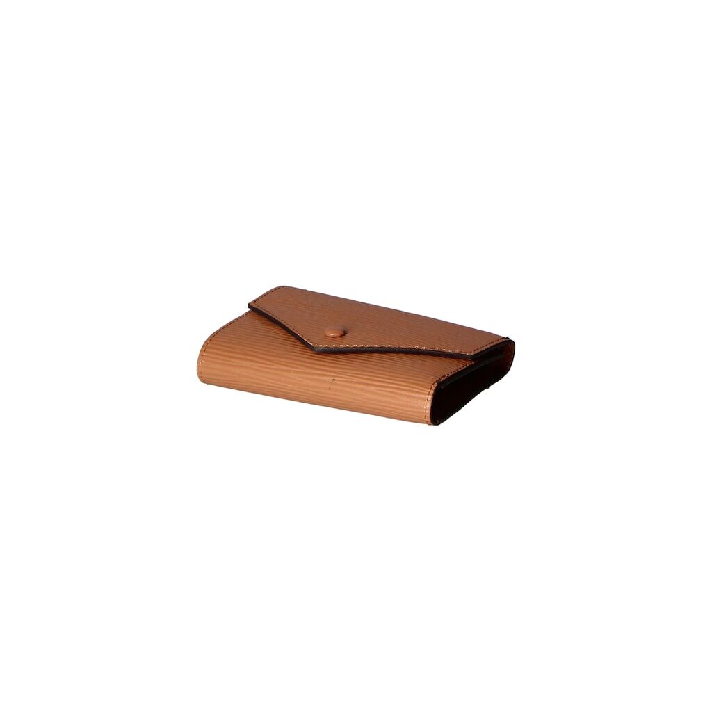Кожен портфейл 25575 с капаче - Карамел