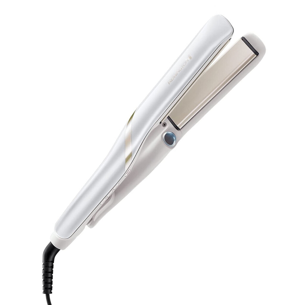 Преса за коса Remington S9001 Hydraluxe Pro, 230 C, Керамика, Водна пара, 5 нива, Бял