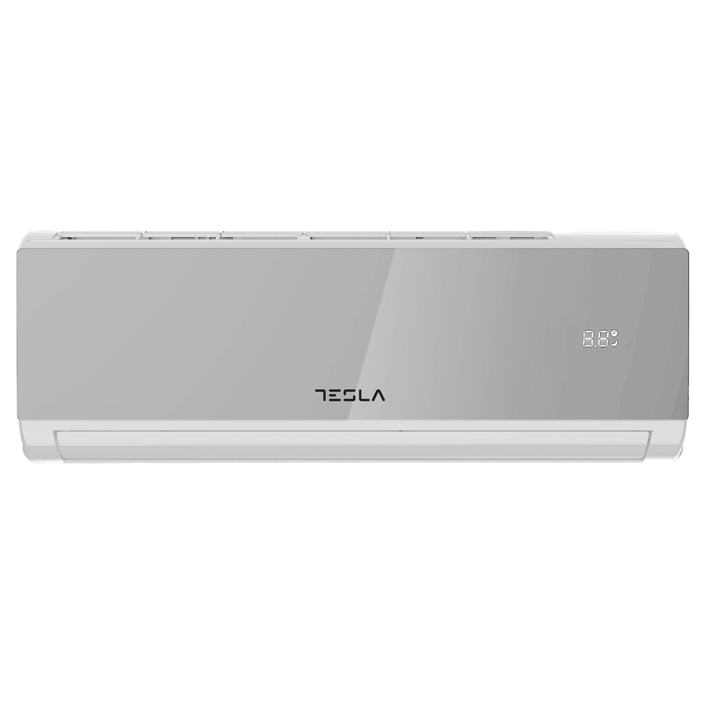 Инверторен климатик Tesla TT34EX82SM-1232IAW, Wi-Fi, 12000 BTU, Турбо, Нагряване, Таймер, Самопочистване, Сив