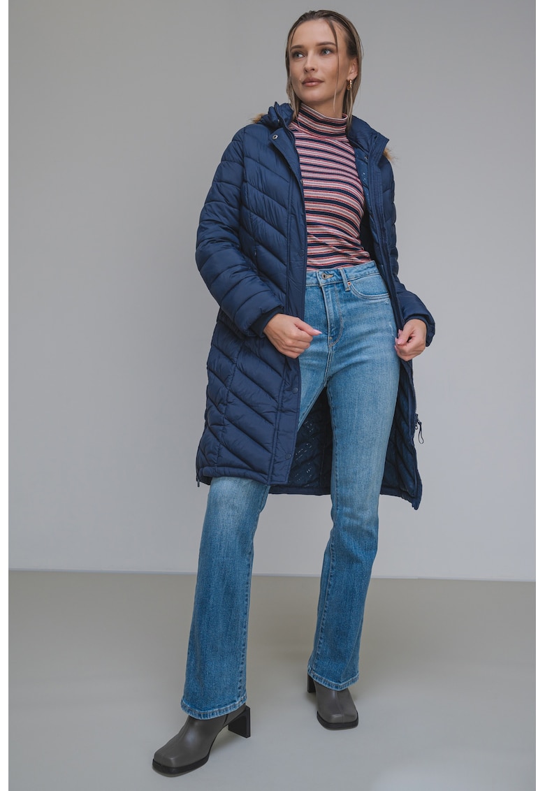 Зимно яке с еко пух - Тъмносин Pepe Jeans London - Цена